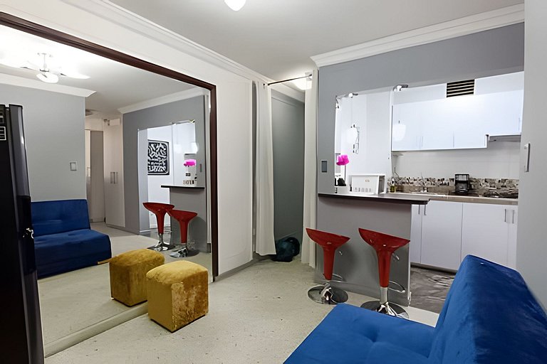 Céntrico estudio Santa Mónica